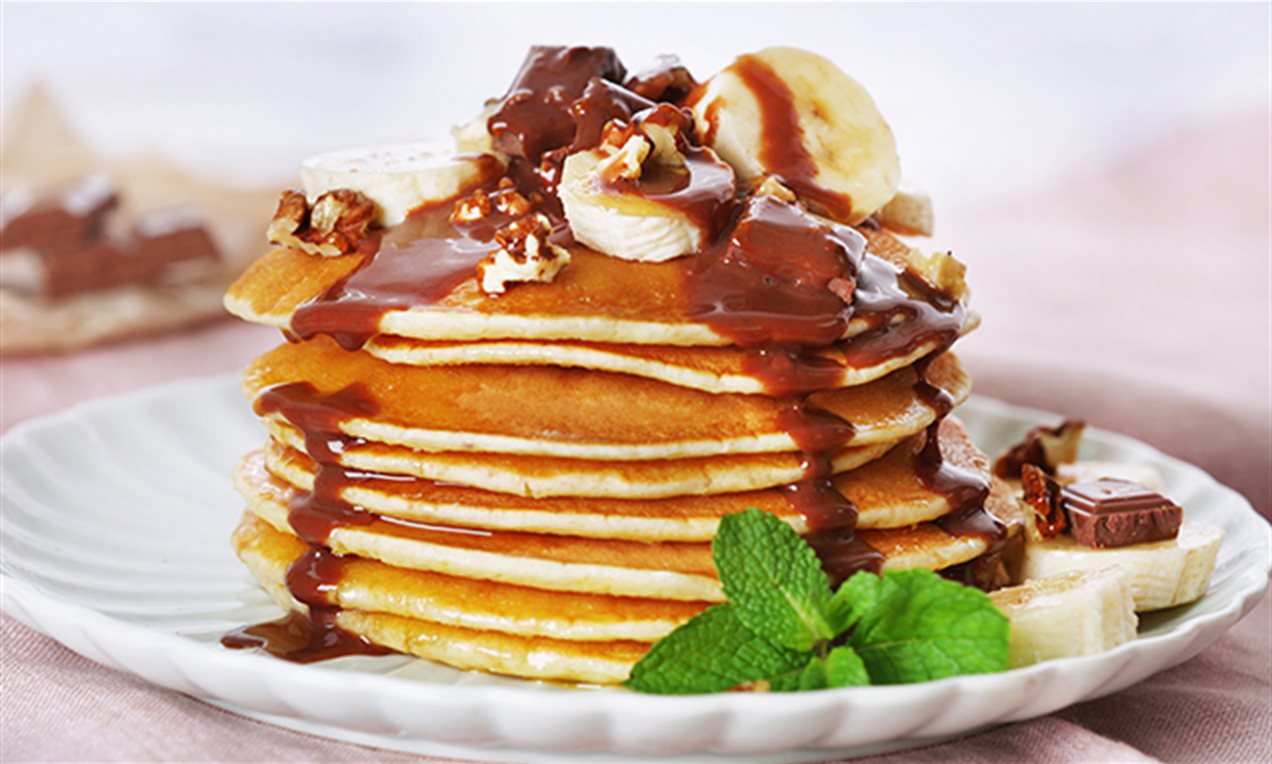 Banana Walnut Pancake Recipe | Dr. Oetker