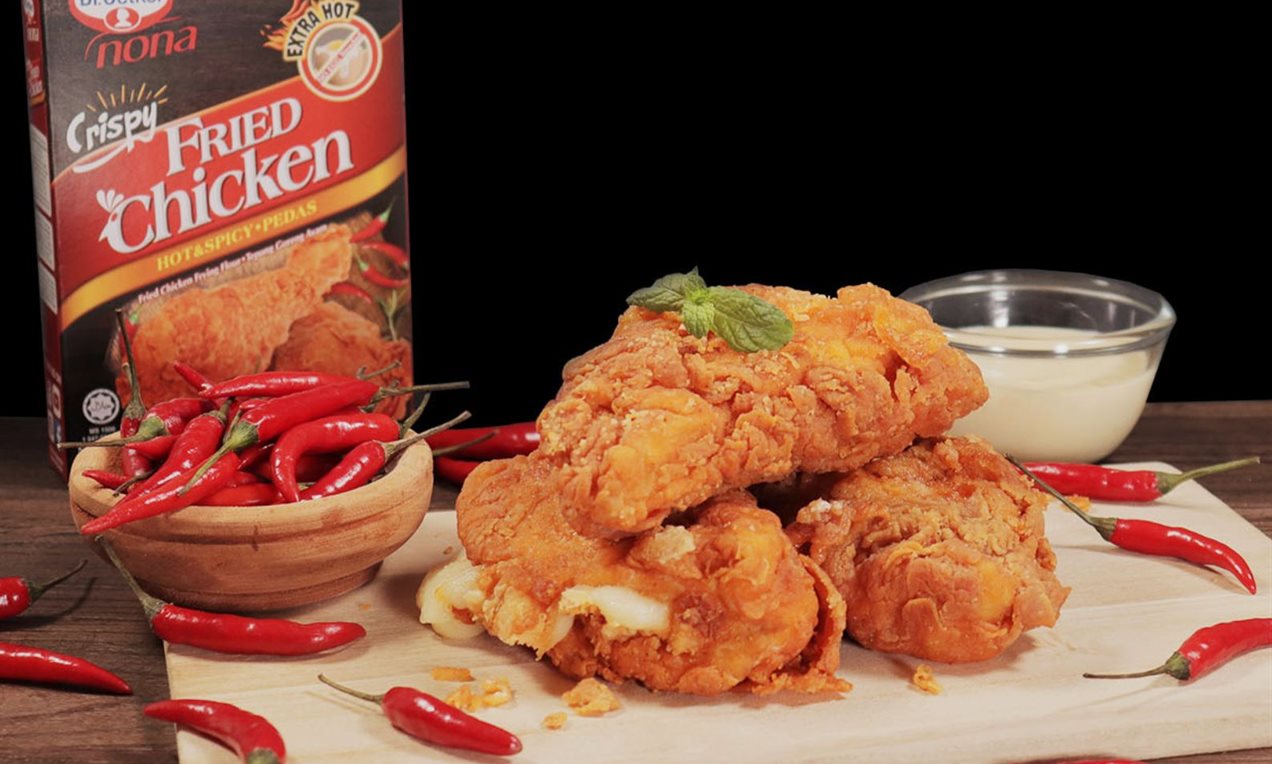 Spicy Cheesy Fried Chicken Recipe | Dr. Oetker