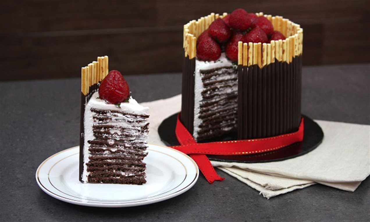 Chocolate Crepe Cake Recipe Dr. Oetker