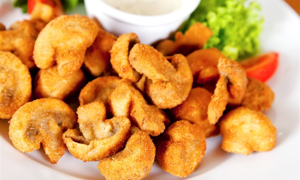 Deep Fried Breaded Mushrooms Recipe Dr. Oetker