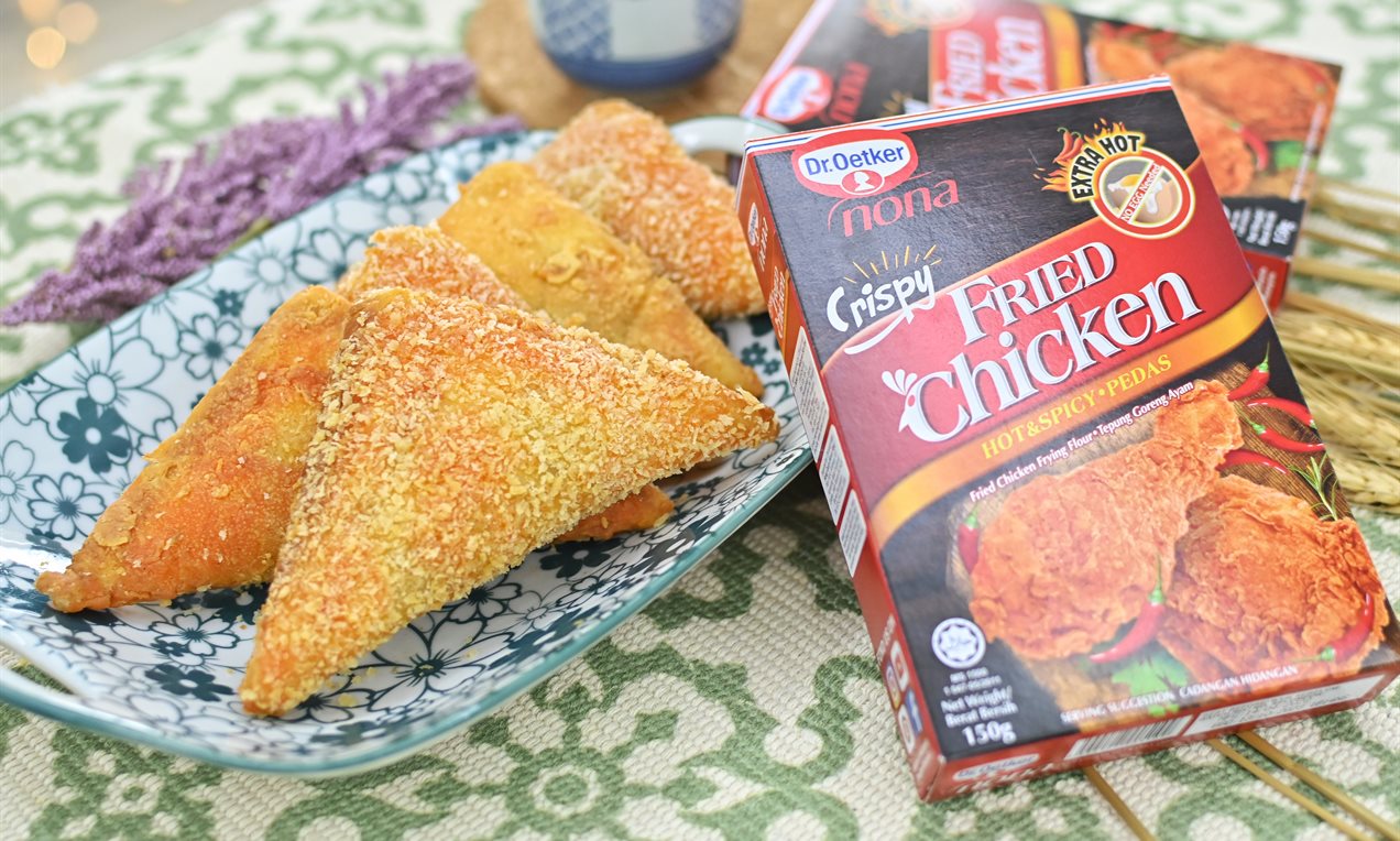 Crispy Fried Bread with Peppery Potato Filling Recipe Dr. Oetker