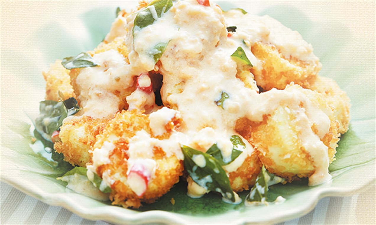 Tofu with Salted Egg Sauce Recipe | Dr. Oetker